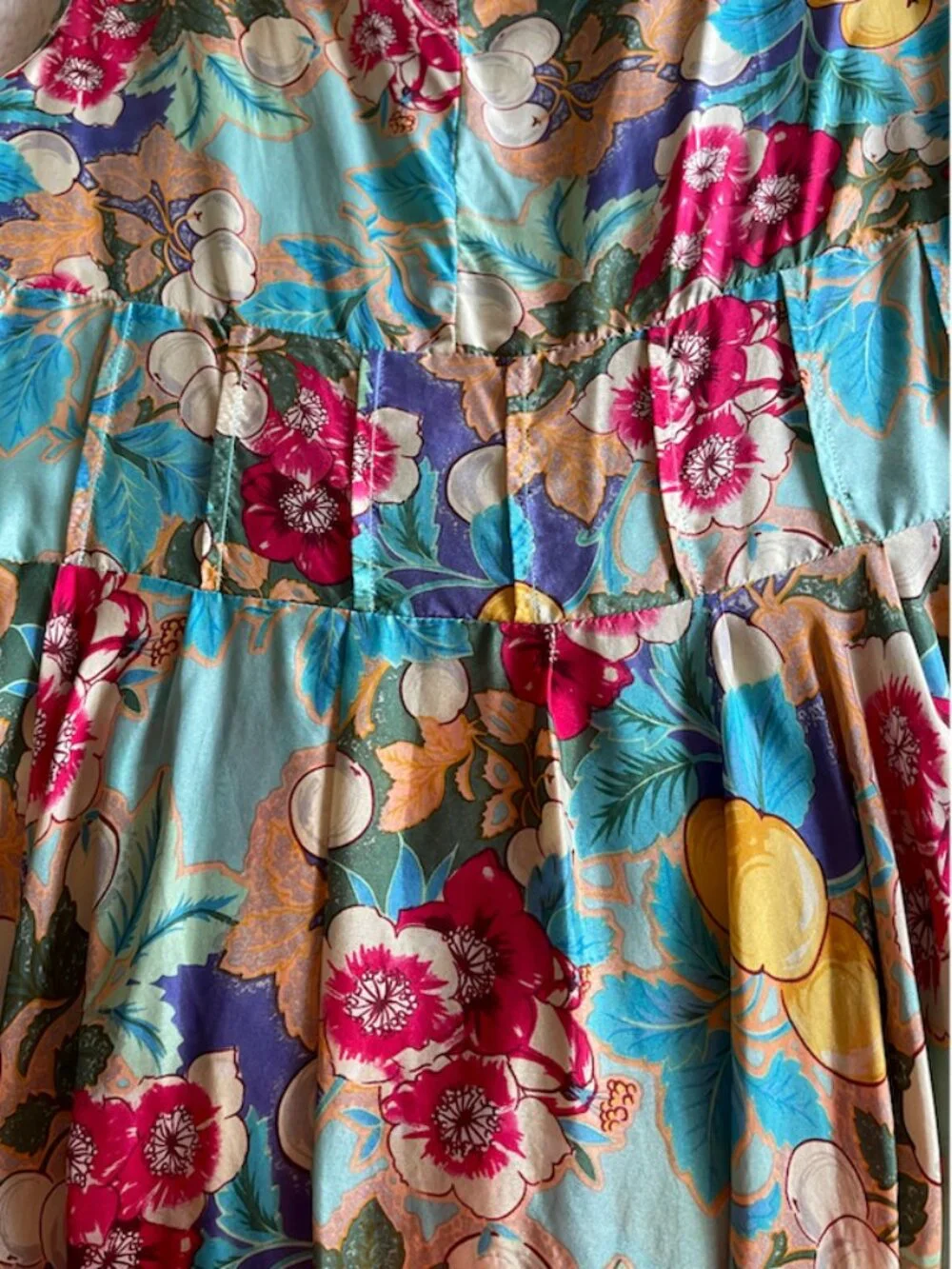 Johnny Was Silk Maxi Dress - Picture 6 of 8